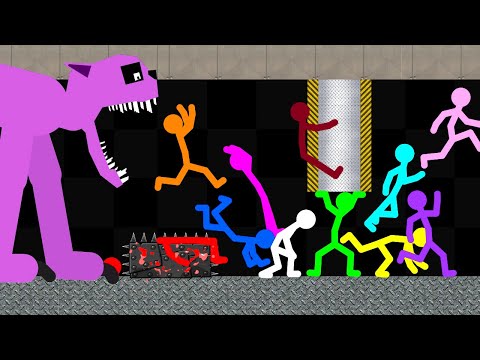 CatNap VS Stickman Survival Race