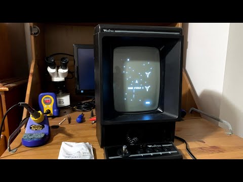Vectrex console repair! Teardown, capacitor replacement, and demonstration