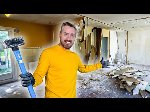 Je rénove une maison pourrie et abandonnée ! La démolition commence (EP1)