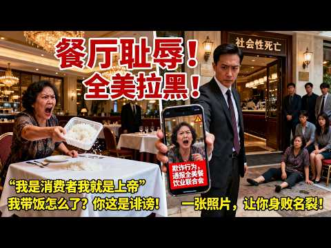 中國「飯盒大媽」在比佛利山莊高檔餐廳自帶米飯，怒斥老闆：「你這是誹謗！」老闆直接報警，一張照片竟讓她們全軍覆沒，被全美拉黑！