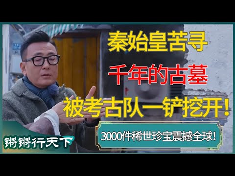 秦始皇苦寻千年的古墓，竟被中国考古队一铲挖开！3000件稀世珍宝震撼全球！#锵锵行天下 #锵锵拾遗 #窦文涛 #梁文道 #马未都 #马家辉 #周轶君 #许子东 #圆桌派