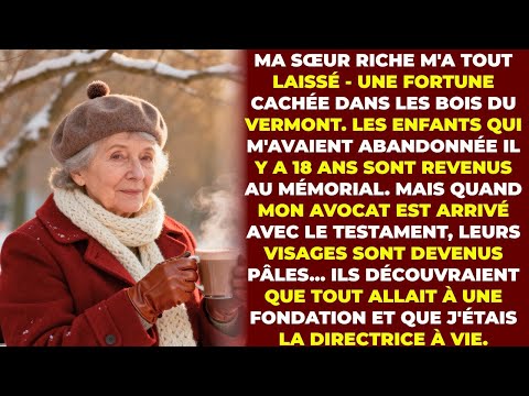 Le Testament De Ma Sœur Riche A Changé Ma Vie… Mes Enfants Qui M'ont Abandonnée Il Y A 18 Ans...