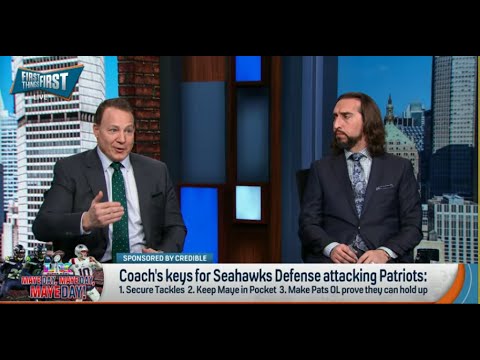 FIRST THINGS FIRST | Nick Wright STUNS, Drake Maye Will Have To RUN To Win Super Bowl With Patriots