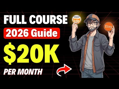 How to Start Amazon KDP & Etsy in 2026 (Beginner Tutorial)