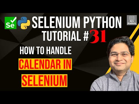 Selenium Python Tutorial #31 - How to handle Calendar in Selenium