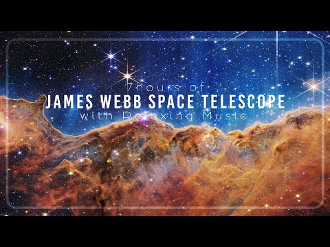 James Webb Space Telescope  - Real 4K Footage of Our Universe from the NASA JWST with Relaxing Music