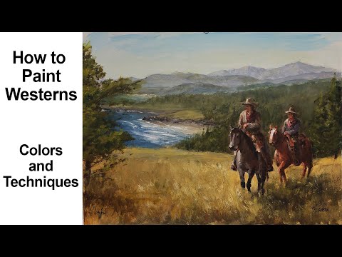 How to Paint Westerns-  Along the Coast Video 1