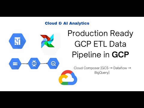 Production Ready GCP ETL Data Pipeline with Cloud Composer  [GCS → Beam → BigQuery]