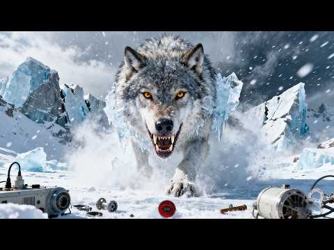 Research team trapped on iceberg, hunted by bloodthirsty giant wolves