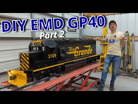 Building the 1.6" GP40: Part 2 (Painting and 3D Printed Detail Parts)