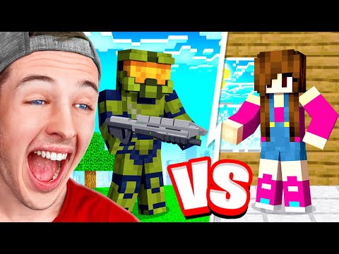 Boys vs Girls in Minecraft! (Animation)