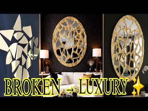 You’ll Never Throw Away Broken Mirrors Again ✨| Craft Angel