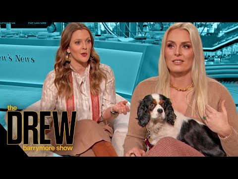 Lindsey Vonn's Interview with Drew Becomes a Puppy Playdate