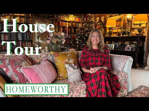 CHRISTMAS HOME TOUR | An English Countryside Cottage Decorated for the Holidays