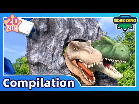 ⭐️ GOGODINO S7 ⭐️ EP25-26 | 20 MIN Compilation 9| Dinosaurs for Kids | Kids Cartoon | Dino Explorers