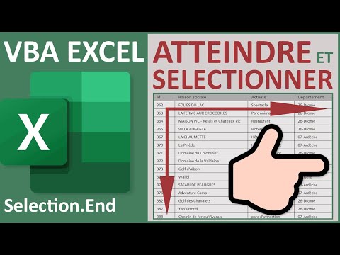 Atteindre des cellules ou sélectionner des plages