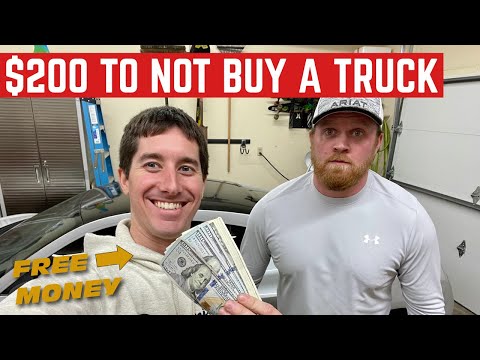 I Just Got PAID $200 To NOT BUY A Chevy Avalanche