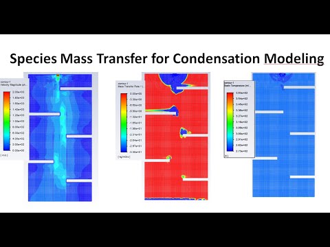 Condensation using Species Mass Transfer Model Ansys Fluent