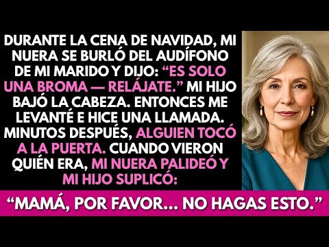 Mi nuera se burló del audífono de mi marido. Minutos después… me levanté e hice que se arrepintiera.