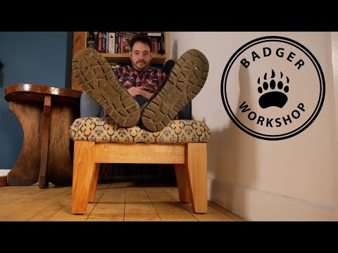 Time To Put My Feet Up, making a foot stool