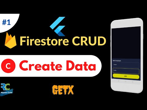 #1|| Save data to Firestore || Firestore CRUD series in Flutter using GetX