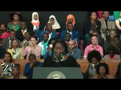 Obama's Sister Introduces Him In Kenya