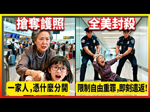 中國旅客JFK上演離譜一幕：『貼身拖行台生』硬闖黃線！FBI讀秒介入，簽證現場註銷！｜情感故事｜家庭故事｜有聲小說