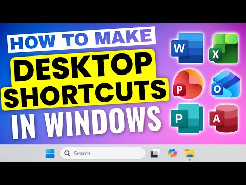 How to Create Desktop Shortcuts on Windows