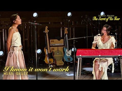 Gracie Abrams & Griff - I know it won’t work (Live on The Secret of Us Tour)