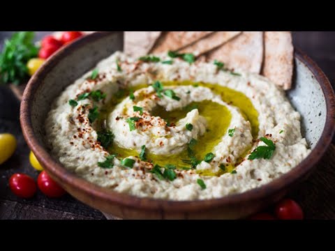 How To Make Baba Ganoush Lebanese Roasted Eggplant Dip Recipe