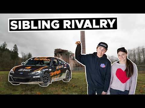 Training to Become Rally Drivers - at a 100-Year-Old Sawmill?? Kira and Mika's Road to Rally