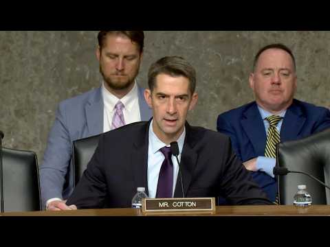 April 21, 2026: Cotton Q&A during Senate Armed Services Committee Hearing