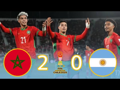 Morocco 🇲🇦 Argentine 🇦🇷 The Atlas Lions make history in the U20 World Cup final - Match summary