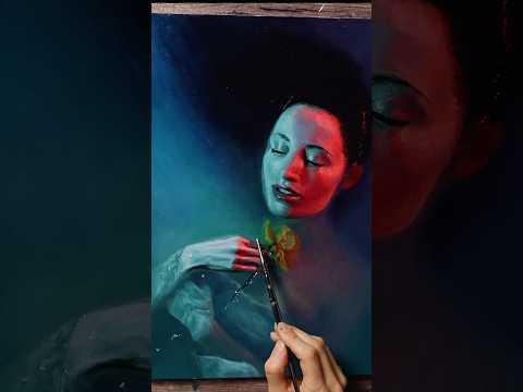 My oil painting “In-between” #art #shorts