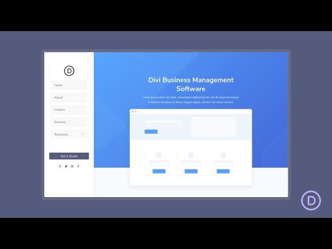 How to Create a Vertical Navigation Menu or Header for Your Divi Website