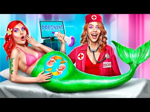 How to become a pregnant mermaid! The ultimate transformation!