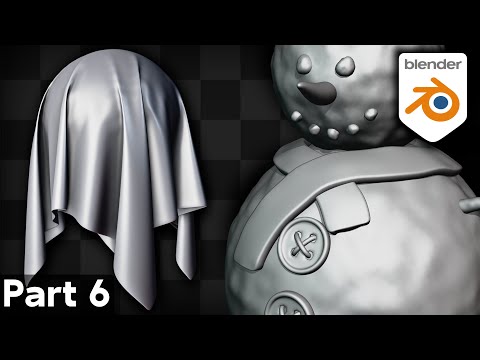 Part 6 - Blender for Complete Beginners Tutorial Series (Cloth Physics & Scarf)