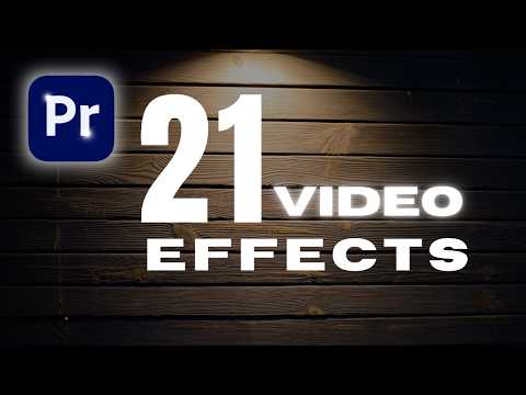 Top 21 Video Effects in Premiere Pro – Must Know Editing Tricks!