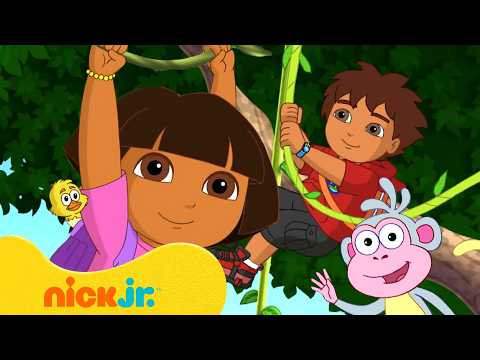 Dora, a Aventureira e Diego: primos em ação! 💥 240 min | Nick Jr. em Português
