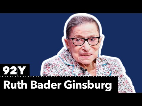 Supreme Court Justice Ruth Bader Ginsburg with David Rubenstein