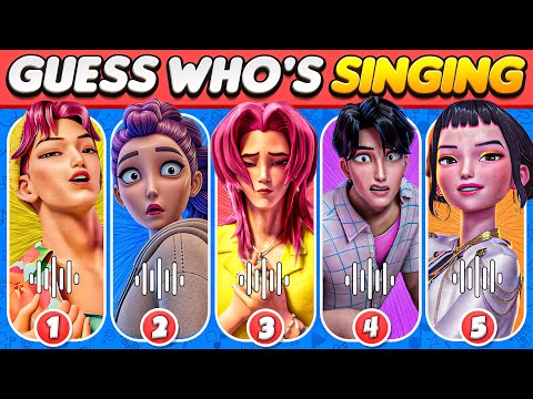 Guess KPop Demon Hunters Movie Character 2025 by Song & Voice 🎤🎶 Huntrix✨, Saja Boys🔥 , Soda Pop