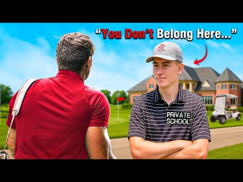 We Challenged ARROGANT High School Golfers to a Match...