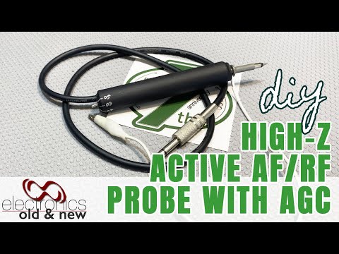 High-Z Active RF/AF Probe with AGC. Making something good even better. #PCBWay#