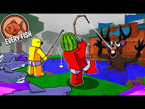 Catching EVERY FISH In 99 Nights in the Forest🔦