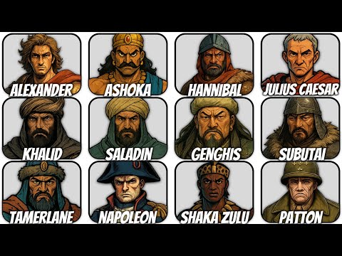 12 Deadliest MILITARY LEADERS Ever [EXPLAINED]