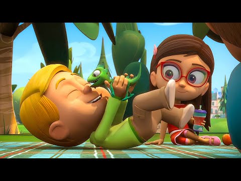 Doppel-Folge: Riesen-Gecko + ⚡ PJ Masks Deutsch ⚡ Cartoons für Kinder | Pyjamahelden