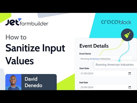 How to Sanitize Input Values in Text and Textarea Fields of WordPress Forms | JetFormBuilder
