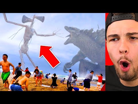 Ich REAGIERE auf SIREN HEAD vs. GODZILLA! (in REAL LIFE)