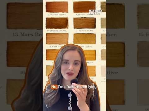 What was 'mummy brown' paint?