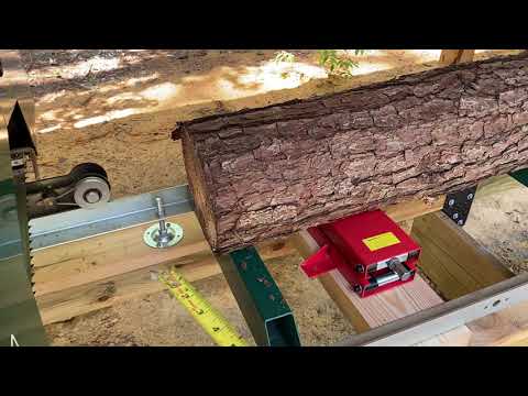 Why you should use a toe board with tapered logs on a sawmill